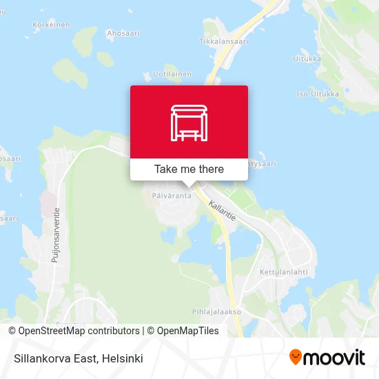Sillankorva East map