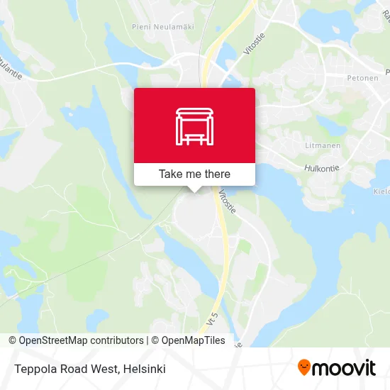 Teppola Road West map