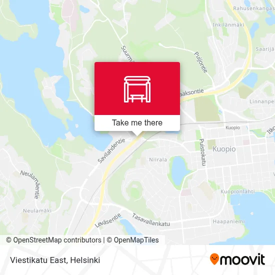 Viestikatu East map