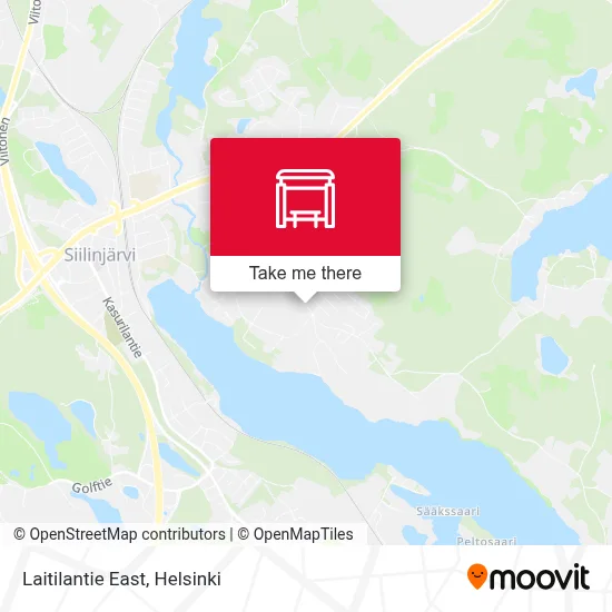 Laitilantie East map