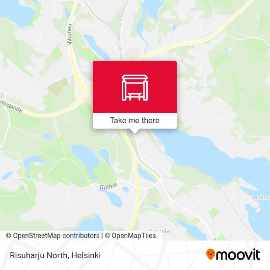 Risuharju North map