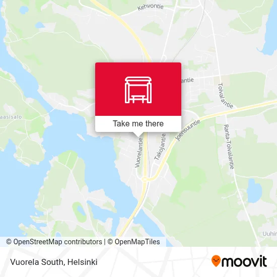 Vuorela South map