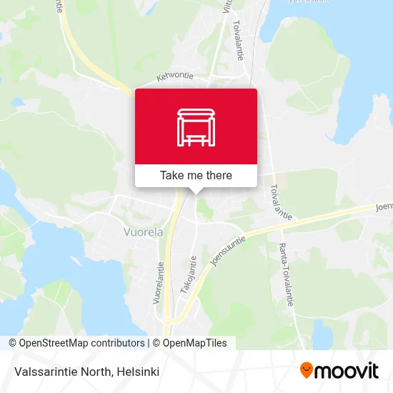 Valssarintie North map