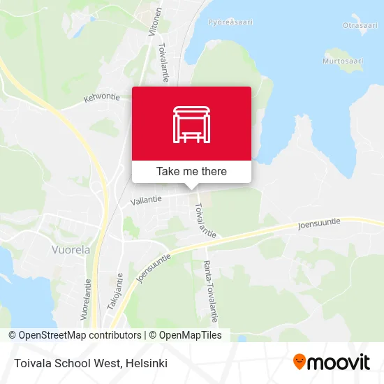 Toivala School West map