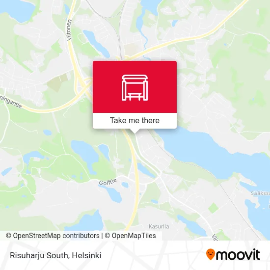 Risuharju South map