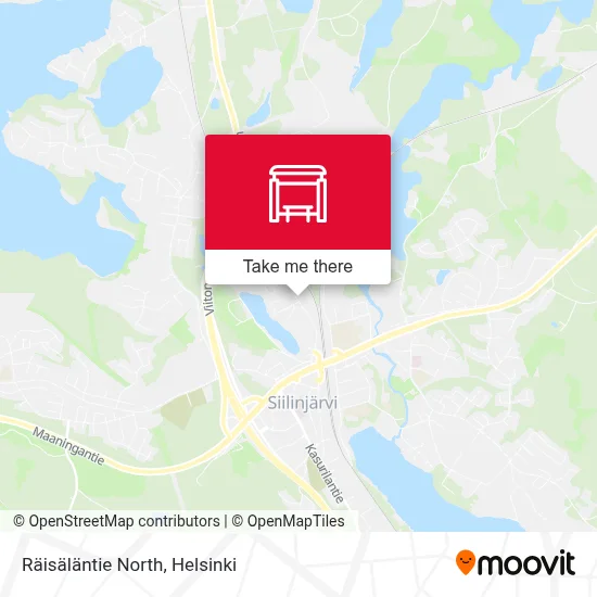 Räisäläntie North map