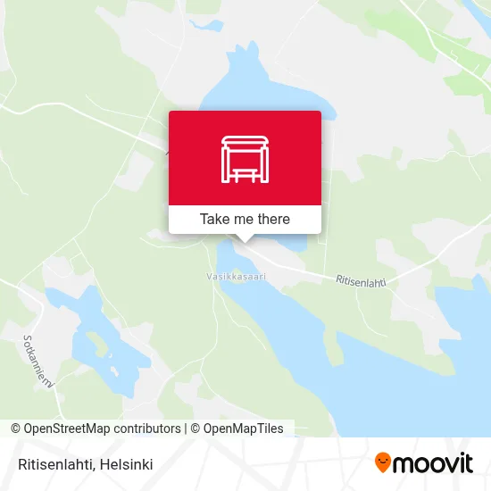 Ritisenlahti map