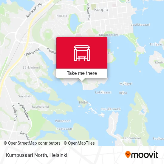 Kumpusaari North map