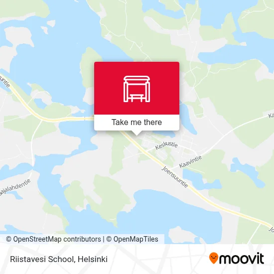 Riistavesi School map