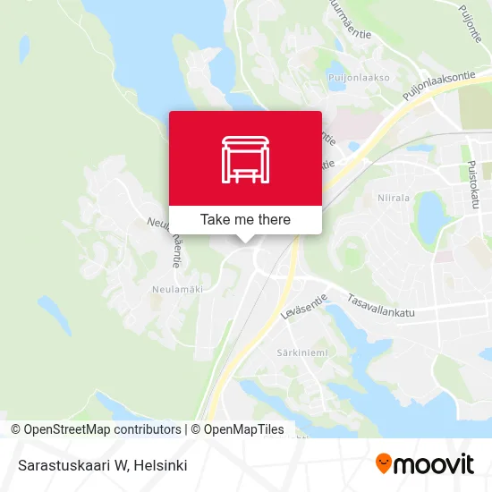 Sarastuskaari W map