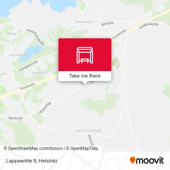 Lappeentie 9 map