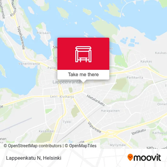 Lappeenkatu N map
