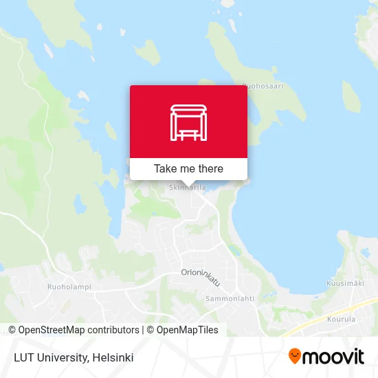 LUT University map