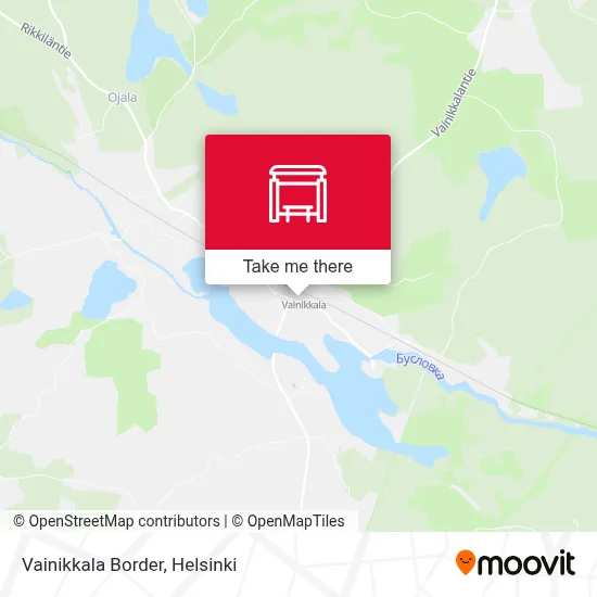 Vainikkala Border map