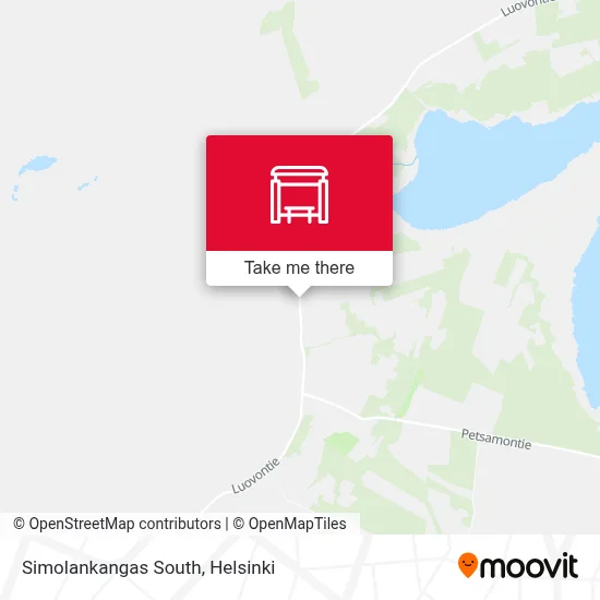 Simolankangas South map