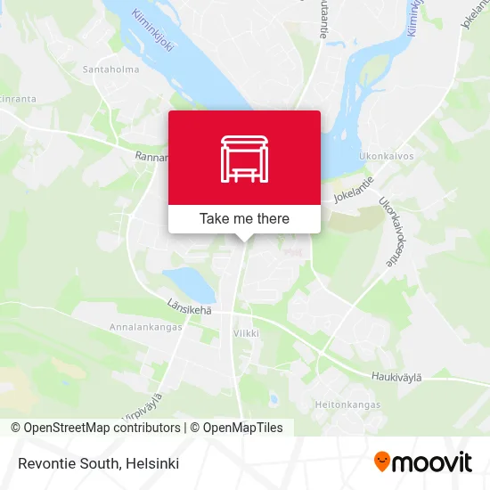 Revontie South map