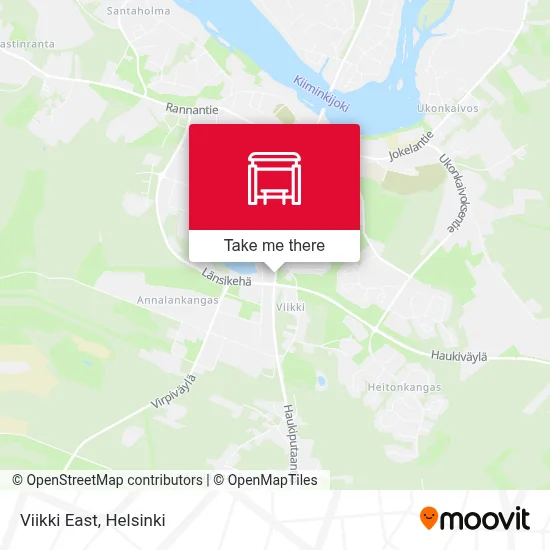 Viikki East map