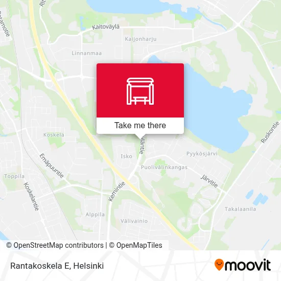 Rantakoskela E map