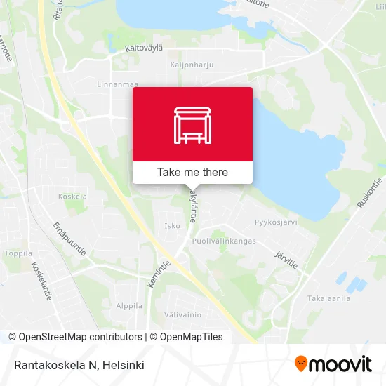 Rantakoskela N map