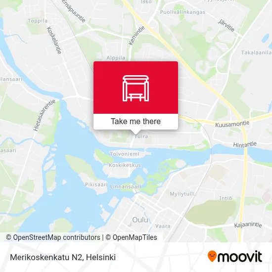 Merikoskenkatu N2 map