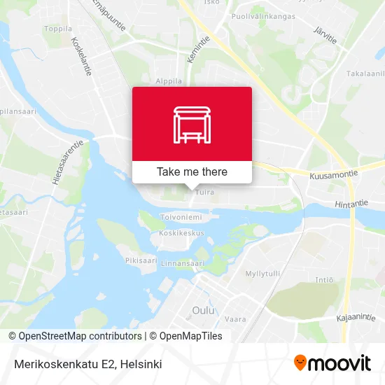 Merikoskenkatu E2 map