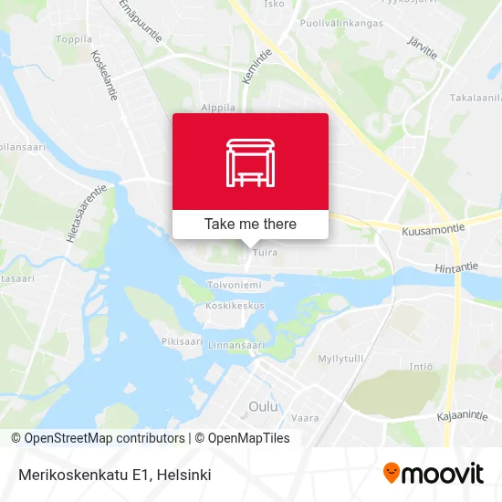 Merikoskenkatu E1 map