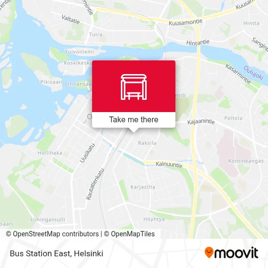 Bus Station East map