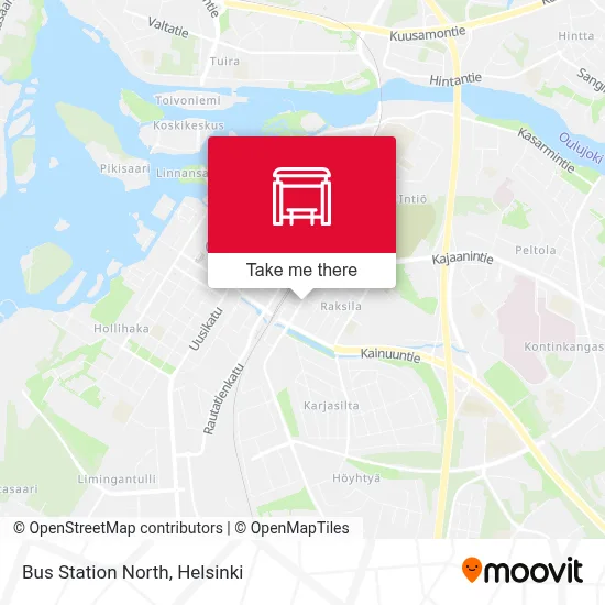 Bus Station North map
