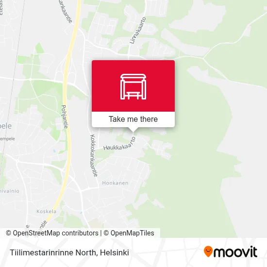 Tiilimestarinrinne North map