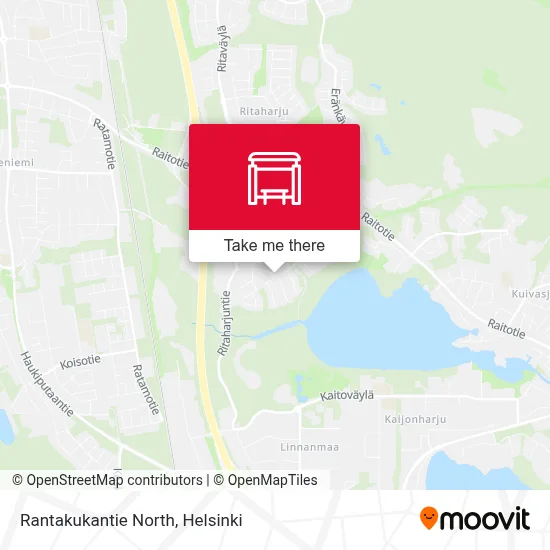 Rantakukantie North map