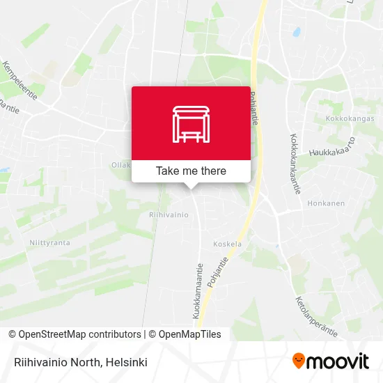 Riihivainio North map