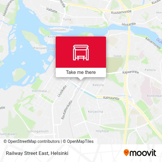 Railway Street East map