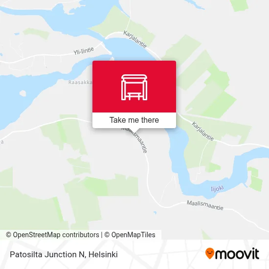 Patosilta Junction N map