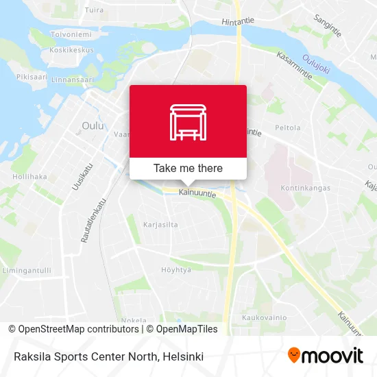 Raksila Sports Center North map