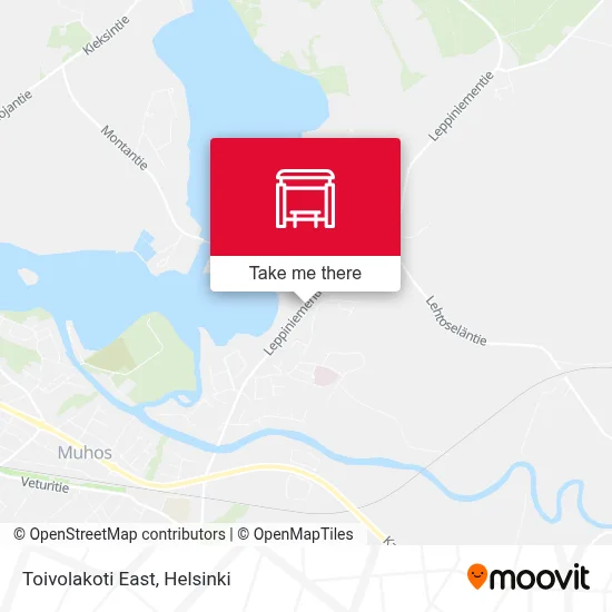 Toivolakoti East map