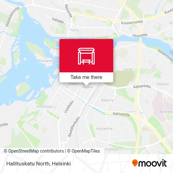 Hallituskatu North map