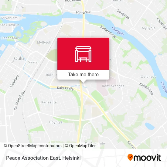 Peace Association East map