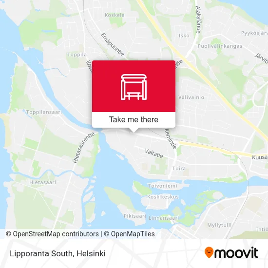 Lipporanta South map