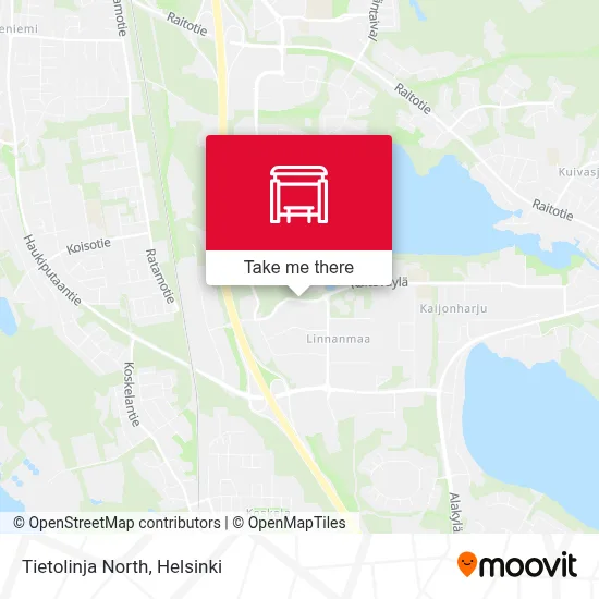 Tietolinja North map