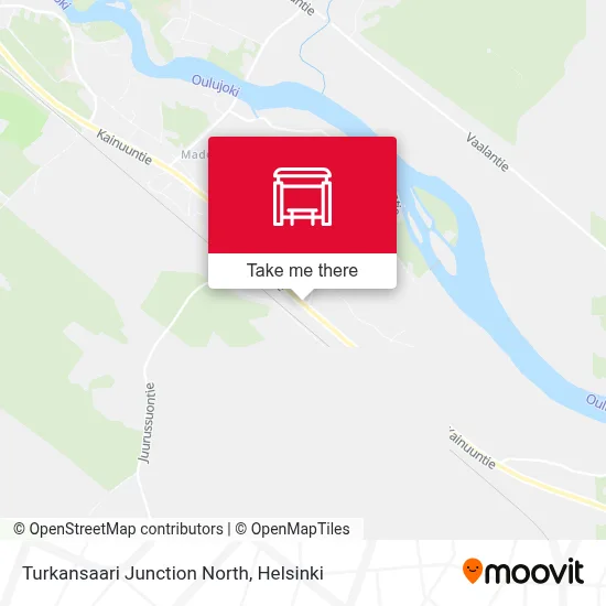 Turkansaari Junction North map