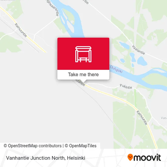 Vanhantie Junction North map