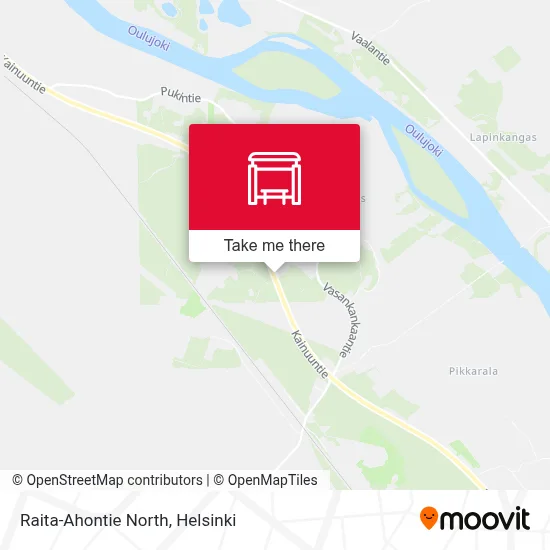 Raita-Ahontie North map