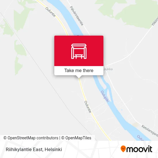 Riihikylantie East map