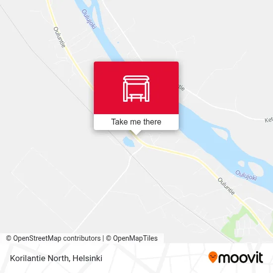 Korilantie North map