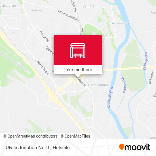 Ulvila Junction North map