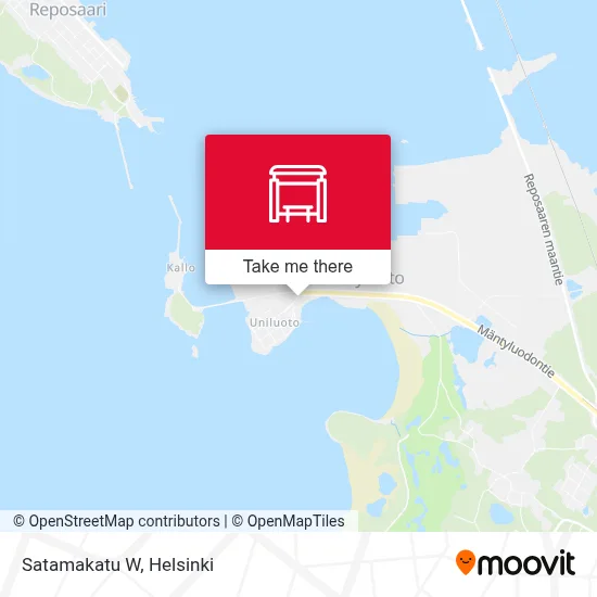 Satamakatu W map