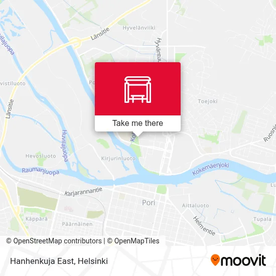 Hanhenkuja East map