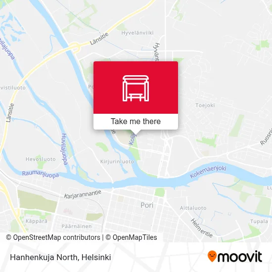 Hanhenkuja North map