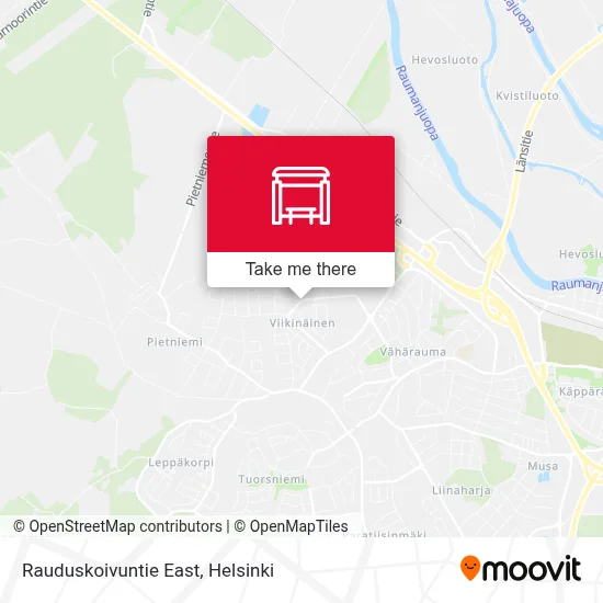 Rauduskoivuntie East map
