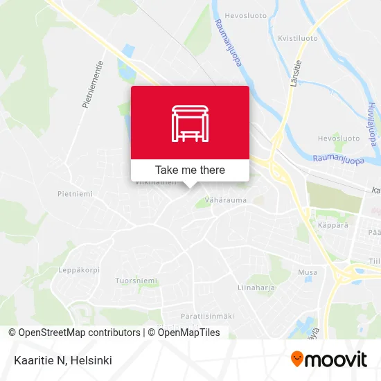 Kaaritie N map